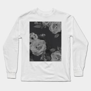 Roses print, flowers, modern print, plant Long Sleeve T-Shirt